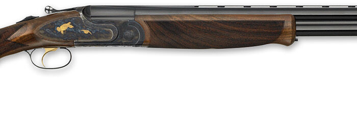 F.A.I.R. FRJBPRTG2828 Jubilee Prestige 28 Gauge 2rd 2.75" 28" Blued Barrel, Engraved Aluminum Receiver w/Chrome Finish, Fine-Pitch Checkered Walnut Stock, Gold Trigger Includes Hard Case