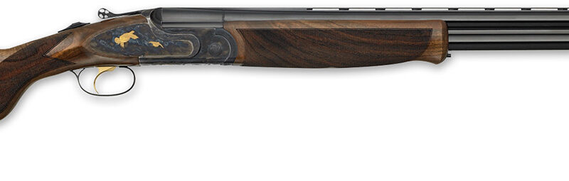 F.A.I.R. FRJBPRTG2828 Jubilee Prestige 28 Gauge 2rd 2.75" 28" Blued Barrel, Engraved Aluminum Receiver w/Chrome Finish, Fine-Pitch Checkered Walnut Stock, Gold Trigger Includes Hard Case