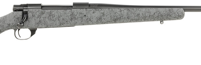 Howa HHS43331 M1500 HS Precision 300 Win Mag 3+1 24" Blued Threaded Barrel/Rec, Gray with Black Webbed HS Precision Stock