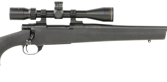 Howa HGP265B M1500 Gamepro Gen2 6.5 Creedmoor 5+1 22" Threaded Barrel, Blued Metal Finish, Black Fixed Hogue Pillar-Bedded Overmolded Stock, Includes 4-12x40mm Scope