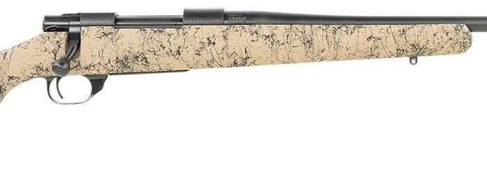 Howa HHS43164 M1500 HS Precision 308 Win 5+1 22" Threaded Barrel, Black Metal Finish, Tan Black Webbed Fixed HS Precision Stock