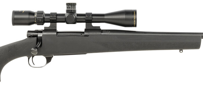 Howa HGP2308B M1500 Gamepro Gen2 308 Win 4+1 22" Threaded Barrel, Blued Metal Finish & Black Fixed Hogue Pillar-Bedded Overmolded Stock, Includes GamePro 4-12x40mm Scope