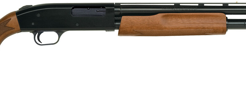 Mossberg 57110 505 Bantam Youth 20 Gauge Pump 3" 4+1 20" Blued Vent Rib Barrel, Blued Steel Receiver, Fixed Hardwood Stock, Right Hand, Accu-Set Choke