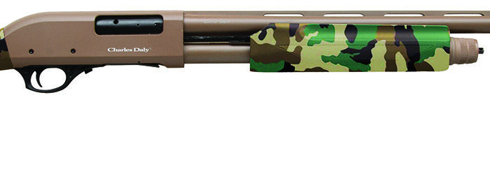 Charles Daly 930330 301  12 Gauge 3" 4+1 28" Vent Rib Barrel, Flat Dark Earth Barrel/Receiver, Woodland Camo Synthetic Stock & Forend, Includes 3 Choke Tubes