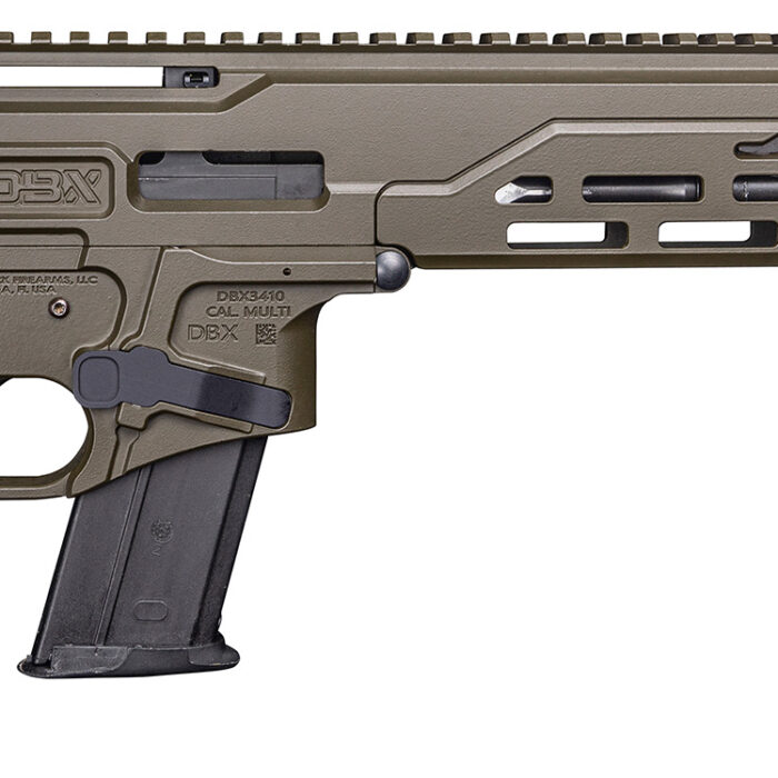 Diamondback DB165AL101 DBX  Sports South Exclusive 5.7x28mm 20+1 8" Black Nitride Threaded Barrel, M-LOK Handguard, OD Green Aluminum Picatinny Rail Receiver, Black Magpul K Grip