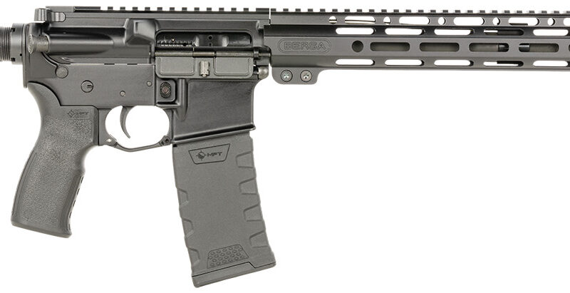 Bersa BAR15RMFT BAR15  5.56x45mm NATO 30+1 16" Barrel, A2 Flash Hider, Hard Coat Anodized Receiver, MFT 6 Position Minimalist Stock, 15" M-LOK Handguard, Manual Safety, Optics Ready