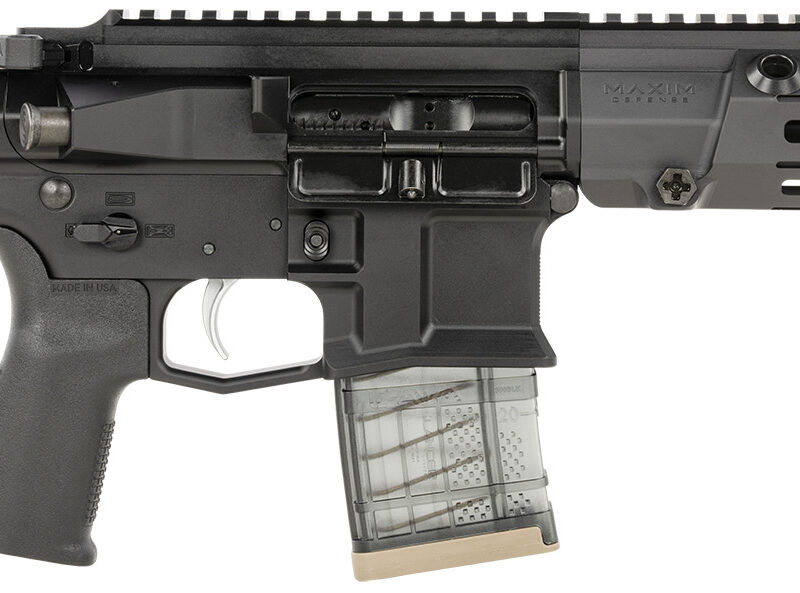 Maxim Defense MXM50823 PDX 505-SPS 300 Blackout Caliber with 5.50" Barrel, 20+1 Capacity, Black Metal Finish, Black Polymer Grip