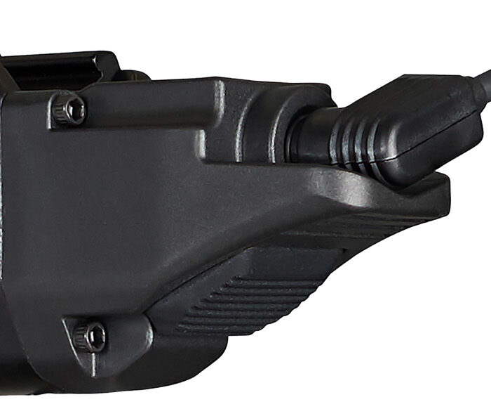 Streamlight 69443 TLR-1 RM w/Laser Black Anodized Aluminum, 500 Lumens White LED Bulb/Green Laser, 210 Meters Beam, Picatinny Rail Mount