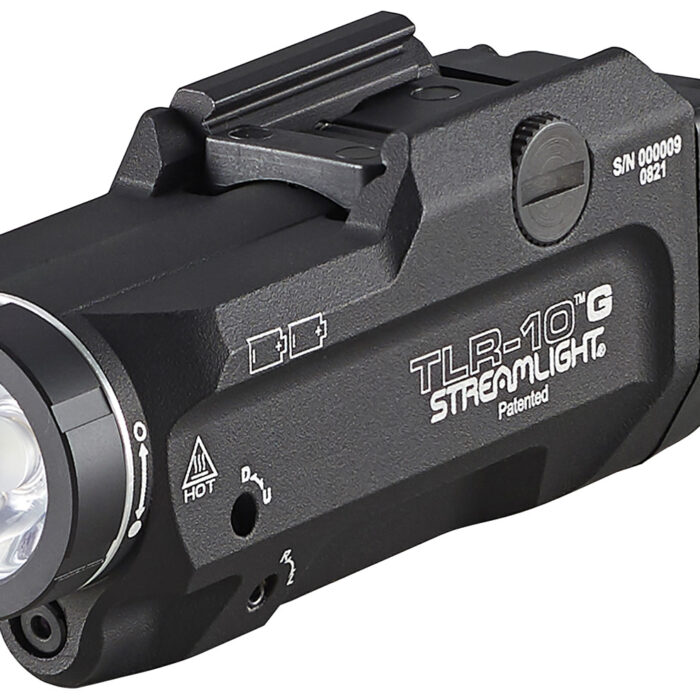 Streamlight 69473 TLR-10 G Gun Light with Green Laser  Black Anodized 1,000 Lumens White LED