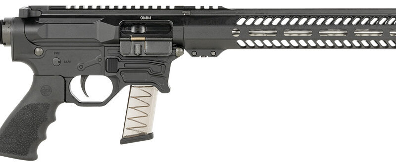 Rock River Arms BT91700V1 LAR-BT9G R9 Competition 9mm Luger 16" Stainless, Black, RRA NSP-2 Stock & Hogue Grip
