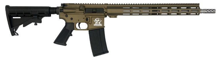 Great Lakes Firearms GL15223SSBRZ AR-15  223 Wylde 30+1 16" Stainless Barrel, Bronze Cerakote Receiver, Full Picatinny Rail, Black Collapsible Stock, Polymer Grip