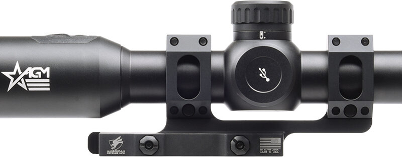 AGM Global Vision 3142455005DTL1 Adder TS35-384 Thermal Rifle Scope Black 3-24x 35mm Multi Reticle Digital 1x/2x/4x/8x Zoom 384x288, 50Hz Resolution