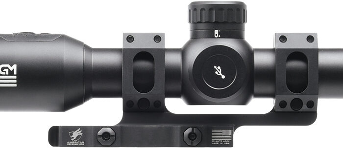 AGM Global Vision 3142455006DTL1 Adder TS50-384 Thermal Rifle Scope Black 4-32x50mm Multi Reticle, Digital 1x/2x/4x/8x Zoom 384x288, 50Hz Resolution