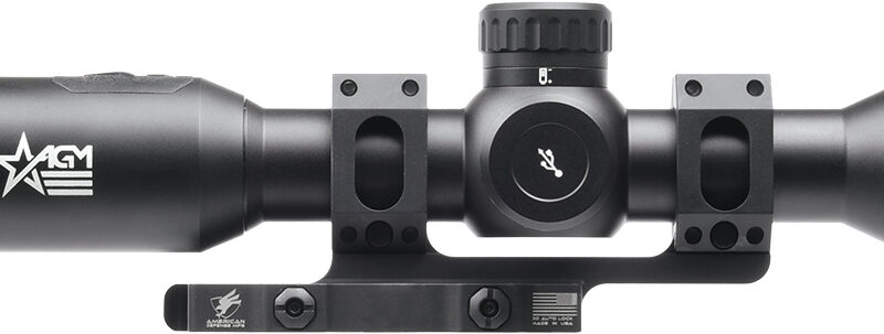 AGM Global Vision 3142455006DTL1 Adder TS50-384 Thermal Rifle Scope Black 4-32x50mm Multi Reticle, Digital 1x/2x/4x/8x Zoom 384x288, 50Hz Resolution