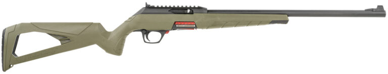 Winchester Repeating Arms 521139102 Wildcat  Full Size 22 LR 10+1 18" Matte Blued Sporter Barrel, Picatinny Rail Matte Black Polymer Receiver, OD Green Skeletonized Synthetic Stock, Ambidextrous