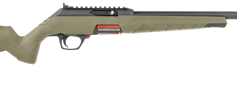 Winchester Repeating Arms 521139102 Wildcat  Full Size 22 LR 10+1 18" Matte Blued Sporter Barrel, Picatinny Rail Matte Black Polymer Receiver, OD Green Skeletonized Synthetic Stock, Ambidextrous
