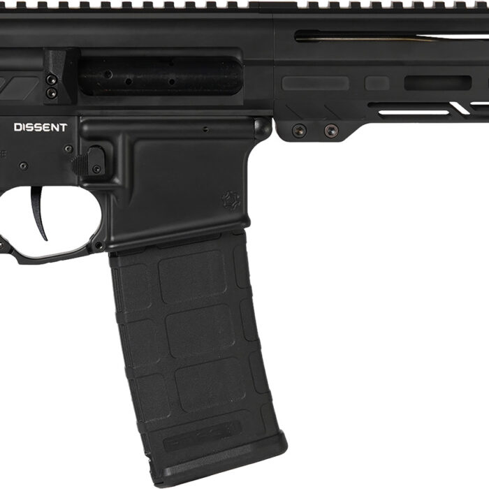 CMMG 55A938FAB Dissent  5.56x45mm NATO 30+1 6.50", Black Cerakote Rec, OEM Grip, Picatinny Buffer Adapter, Zeroed Drop-In Single Stage Trigger