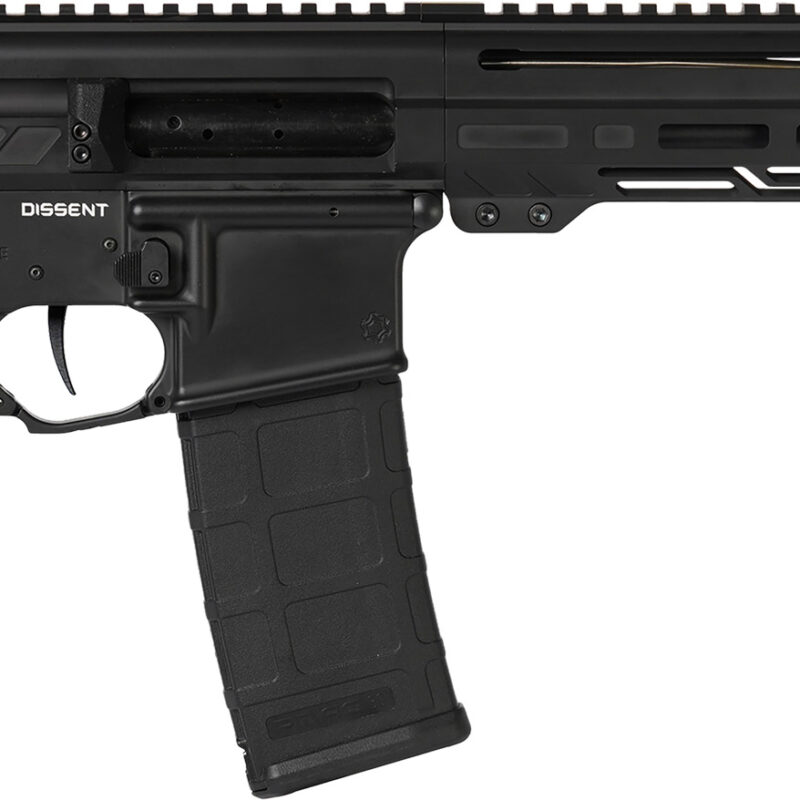 CMMG 30A0E33AB Dissent  300 Blackout 30+1 6.50", Black Cerakote Rec, OEM Grip, Picatinny Buffer Adapter, Zeroed Drop-In Single Stage Trigger