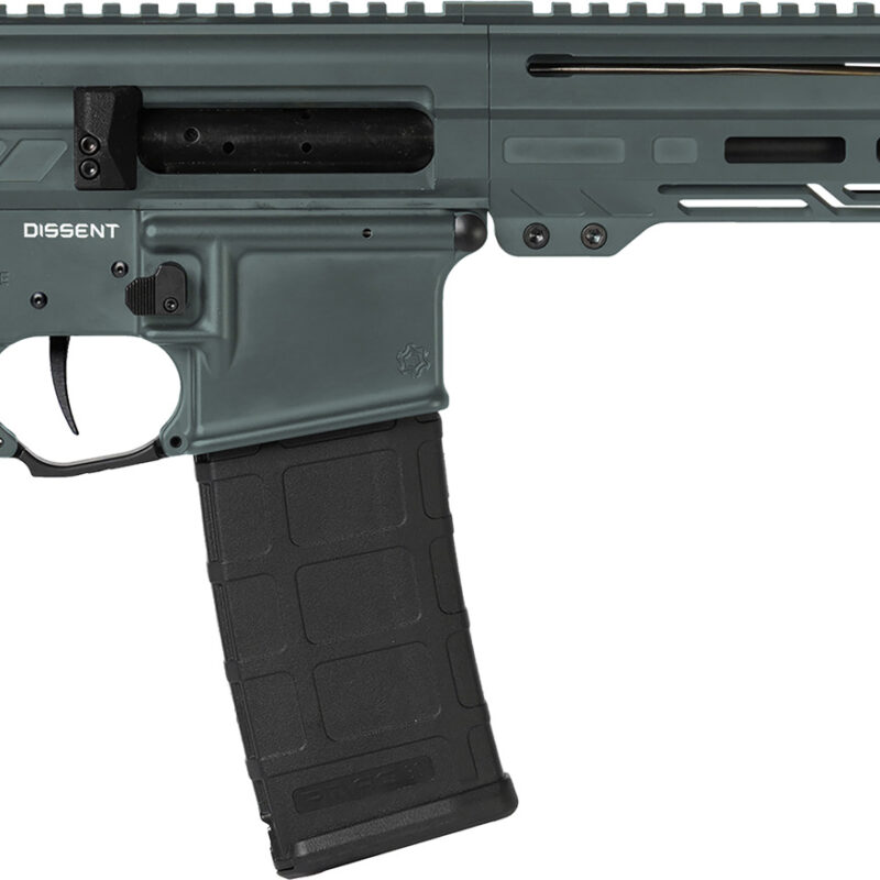 CMMG 30A0E33CG Dissent MK4 300 Blackout 30+1 6.50", Charcoal Green Cerakote Rec, OEM Grip, Picatinny Buffer Adapter, Zeroed Drop-In Single Stage Trigger