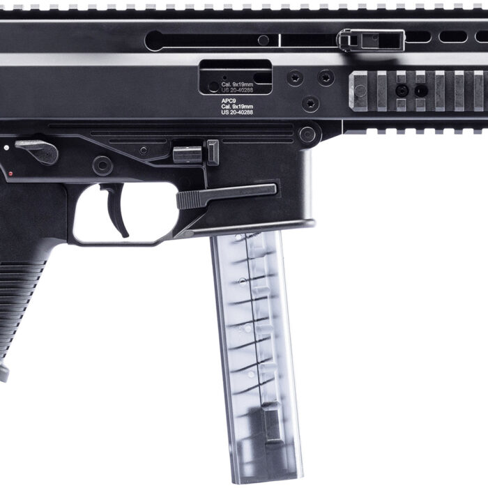 B&T Firearms 36039 APC Pro 9mm Luger 30+1 6.80" Black Steel Barrel, M-LOK Handguards, Black Hard Coat Anodized Aluminum Picatinny Rail Receiver, Black Polymer Grips, Ambidextrous