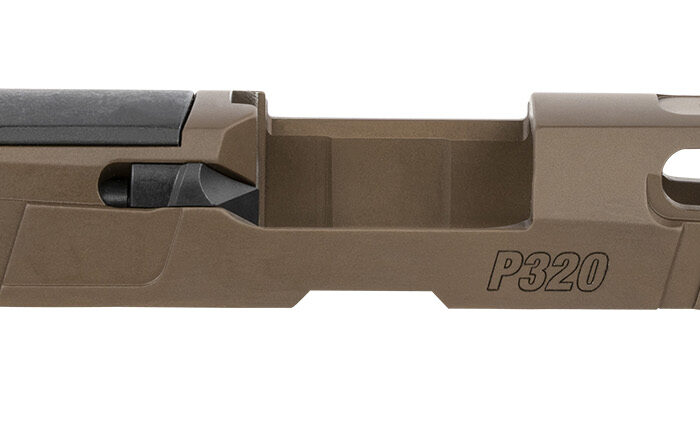 Sig Sauer 8900952 P320  Sig P320 9mm Luger PVD Coyote Brown Stainless Steel XRAY3 Suppressor Sights Compatible With ROMEO1 PRO ROMEO2