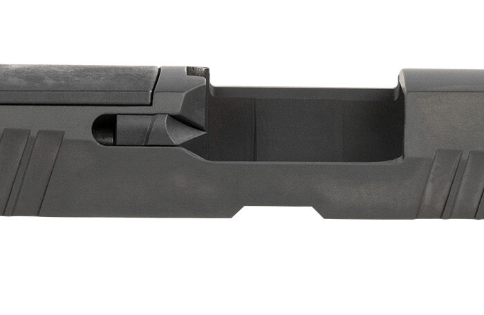 Sig Sauer 8900957 P320  Sig P320 9mm Luger Nitride Black Stainless Steel Optic Ready Slide XRAY3 Suppressor Sights Compatible With ROMEO1 PRO ROMEO2