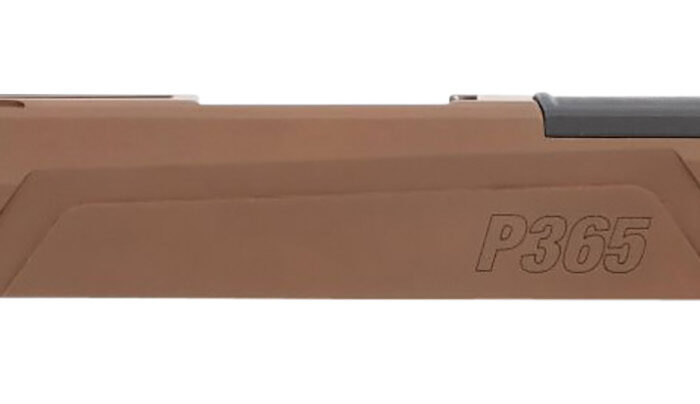 Sig Sauer 8901048 P365  Sig P365/P365XL/P365X 9mm Luger Nitride Coyote Brown Stainless Steel Optic Ready Integrated Compensator Slide XRAY3 Suppressor Sights Compatible With ROMEOZERO ROMEOZERO Elite