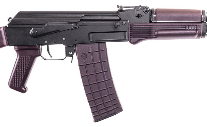 Arsenal SAM567PM SAM5  5.56x45mm NATO 30+1 16.30" Matte Black Steel Threaded Barrel, Matte Black Scope Rail Steel Receiver, Polymer Handguard, Fixed Plum Synthetic Stock & Polymer Grip