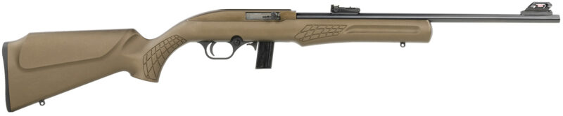 Rossi RS22L1811L RS22  Semi-Auto 22 LR 10+1 18" Black Barrel, Bronze Monte Carlo Stock/Rec, Fiber Optic Sights
