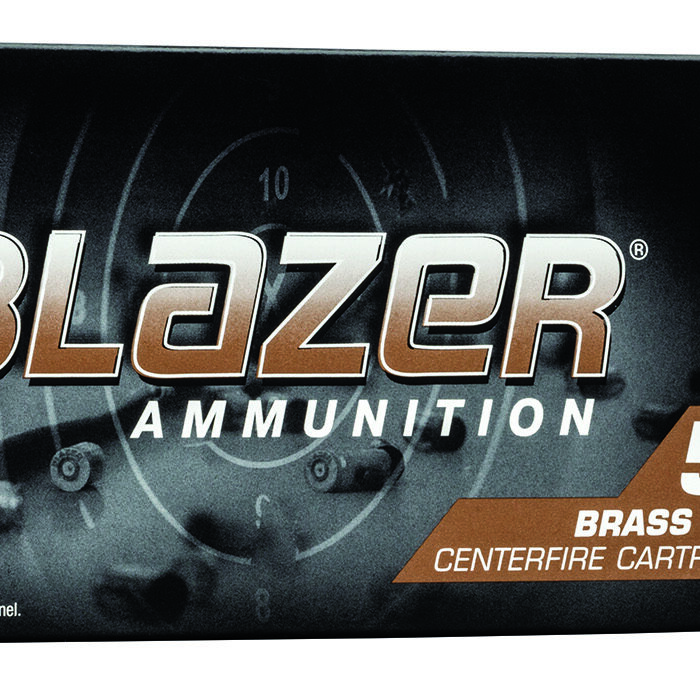 CCI 5203 Blazer Brass Handgun 9mmLuger 147gr Full Metal Jacket 50 Per Box/20 Case