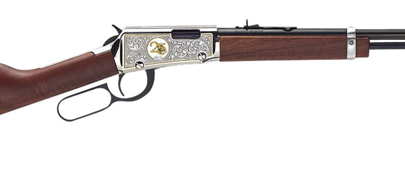 Henry H00125 Classic 25th Anniversary 22 Short, 22 Long, 22 LR 15LR/17L/21Short 18.50" Blued Barrel, Nickel-Plated Rec, Semi-Fancy American Walnut Stock