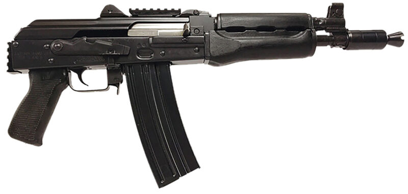 Zastava Arms Usa ZP85556PA ZPAP85  5.56x45mm NATO 30+1 10" Black, Polymer Grip, Dark Wood Handgaurd, Stock Adapter, Muzzle Brake