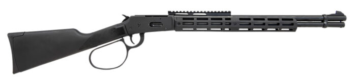 Citadel CLS41020LVRBLK LEVTAC  410 Gauge 2.5" 5+1 20" Blued Barrel, Optic Ready Picatinny Rail, Modular Metal M-Lok Forend, Synthetic Stock, Large Loop