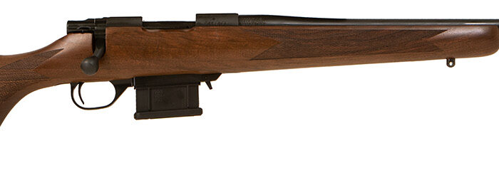 Howa HWH223 M1500 Mini Hunter 223 Rem 5+1 22" Blued Threaded Barrel, Blued Drilled & Tapped Steel Receiver, Walnut Fixed Stock, Right Hand