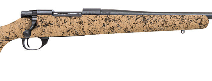 Howa HHS43334 M1500 HS Precision 300 Win Mag 3+1 24" Blued Threaded Barrel/Rec, Tan with Black Webbed HS Precision Stock