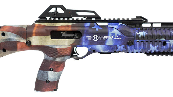 Hi-Point 995TSFLG 995TS Carbine 9mm Luger 16.50" 10+1, American Flag, Skeletonized Stock, Adjustable Sights