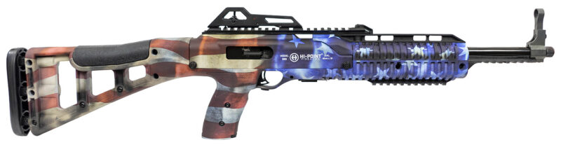 Hi-Point 995TSFLG 995TS Carbine 9mm Luger 16.50" 10+1, American Flag, Skeletonized Stock, Adjustable Sights