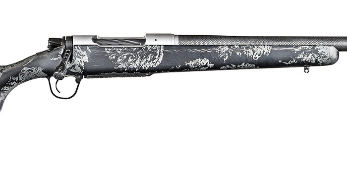 Christensen Arms 8010631300 Ridgeline FFT 6.8 Western 3+1 20" Carbon Fiber/Threaded Barrel, Stainless Steel, Black with Gray Accents Stock