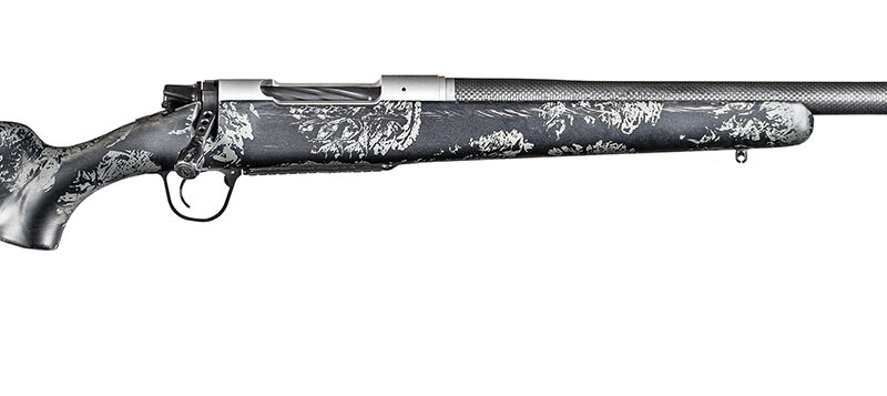 Christensen Arms 8010631300 Ridgeline FFT 6.8 Western 3+1 20" Carbon Fiber/Threaded Barrel, Stainless Steel, Black with Gray Accents Stock