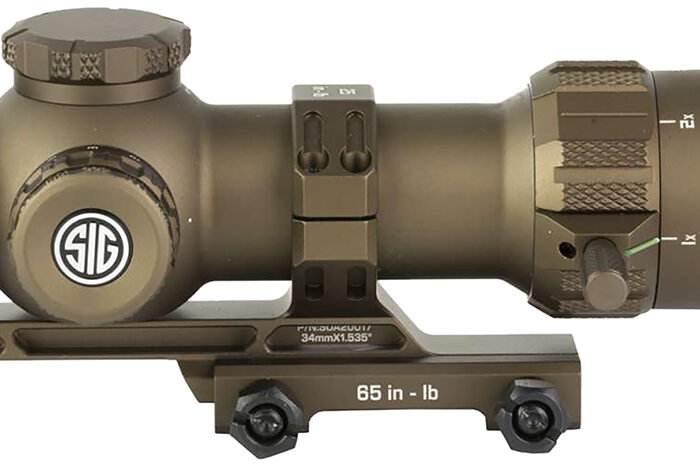 Sig Sauer Electro-Optics SOTM11202 Tango-MSR  Coyote 1-10x26mm 34mm Tube First Focal Plane