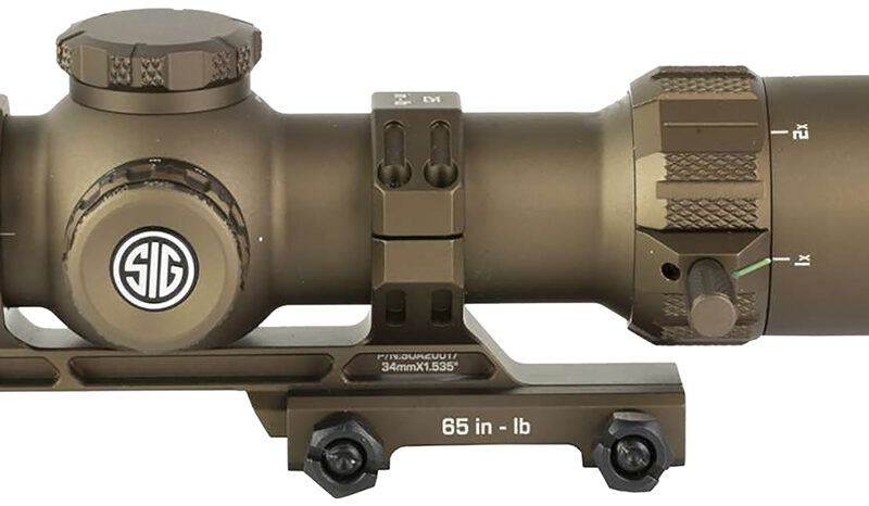 Sig Sauer Electro-Optics SOTM11202 Tango-MSR  Coyote 1-10x26mm 34mm Tube First Focal Plane