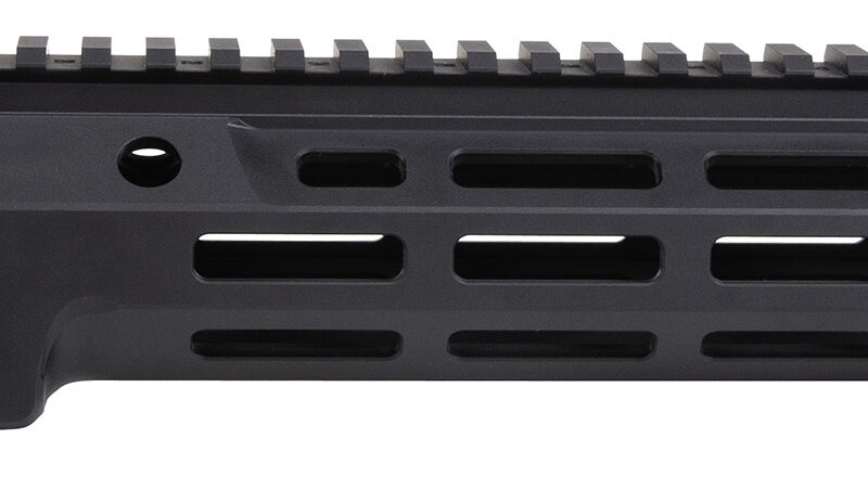 Geissele Automatics 05651B Super Modular Rail MK16 9.50" M-LOK, Black Aluminum for AR Platform, Barrel Nut Included