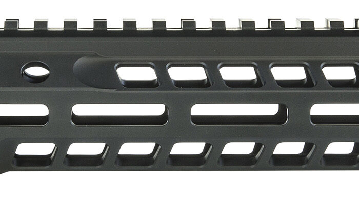 Geissele Automatics 05578B Super Modular Rail MK14 9.30" M-LOK, Black Aluminum for AR Platform, Barrel Nut Included