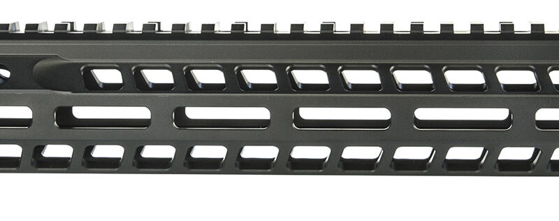 Geissele Automatics 05573B Super Modular Rail MK14 13.50" M-LOK, Black Aluminum for AR Platform, Barrel Nut Included