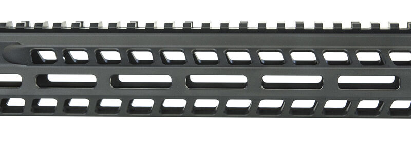 Geissele Automatics 05575B Super Modular Rail MK14 15" M-LOK, Black Aluminum for AR Platform, Barrel Nut Included