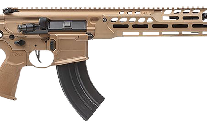 Sig Sauer RMCX762R16BLT MCX Spear LT 7.62x39mm 16" 28+1, Coyote, OEM Grip/Folding Stock, Rocksett Sig QD Suppressor Ready Flash Hider, Adj. Gas Block