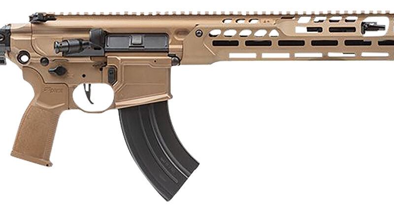Sig Sauer RMCX762R16BLT MCX Spear LT 7.62x39mm 16" 28+1, Coyote, OEM Grip/Folding Stock, Rocksett Sig QD Suppressor Ready Flash Hider, Adj. Gas Block