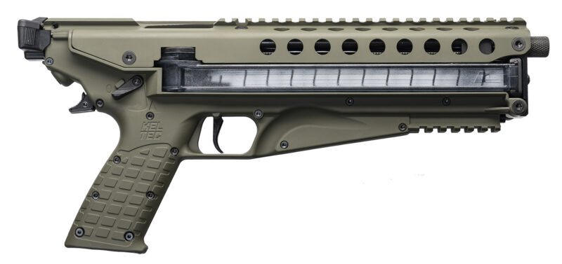 Kel-Tec P50GRN P50  5.7x28mm 9.60" 50+1 (2), Green, Polymer Frame, Fiber Optic Sight