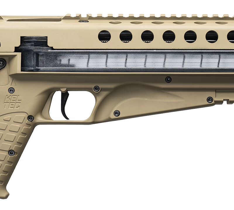 Kel-Tec P50TAN P50  5.7x28mm 9.60" 50+1 (2), Tan, Polymer Frame, Fiber Optic Sight