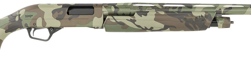 Winchester Repeating Arms 512433391 SXP Waterfowl Hunter 12 Gauge 26" 4+1 (2.75") 3" Chamber, Woodland Camo, TruGlo Fiber Optic Sight, Includes 3 Invector-Plus Chokes